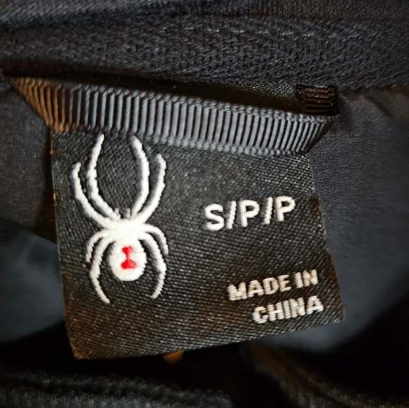 Spyder Men's Nova Full Zip Hybrid Black Quilted Jacket - Picture 11 of 11